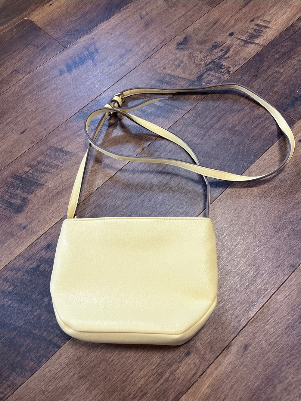 Yellow Crossbody Shoulder Bag - Lightweight Women's Bag